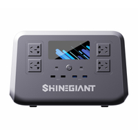 Shinegiant SG300P I Kabelloses Laden I Tragbares Kraftwerk mit 300 W und 300 Wh LiFePO4-Akku