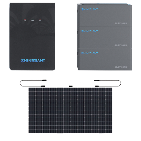  Shinegiant BAT-H48050&BES 2.4K | Balkon-Energiespeicher | Energiespeicher für den Haushalt mit geringem Stromverbrauch